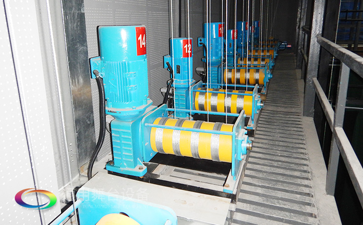 舞臺大幕舞臺阻燃幕布www.yuyekja.org.cn 、二、三道幕等分割表演區(qū)域，移換場景不間斷